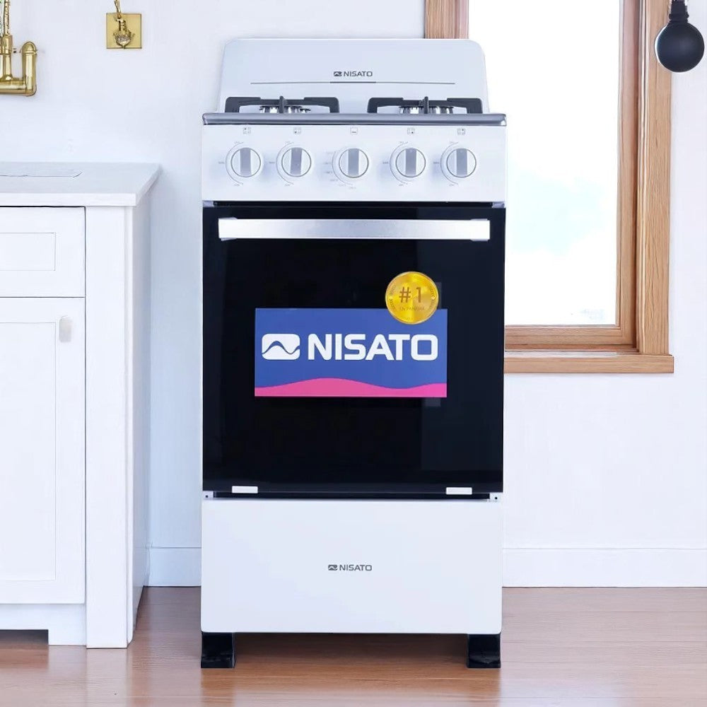 Estufa a Gas Nisato 20 / 4 Quemadores / Blanca