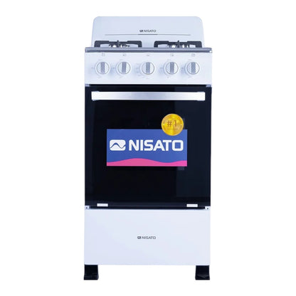 Estufa a Gas Nisato 20 / 4 Quemadores / Blanca