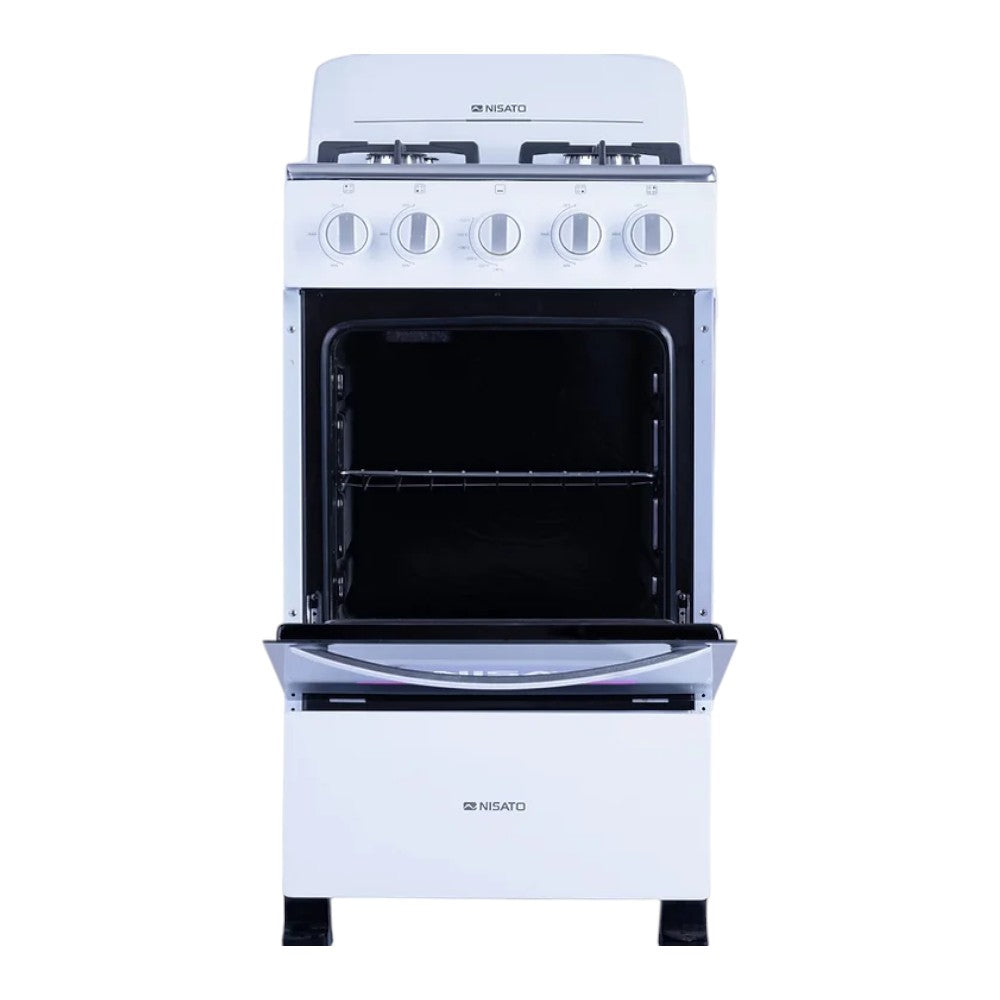 Estufa a Gas Nisato 20 / 4 Quemadores / Blanca
