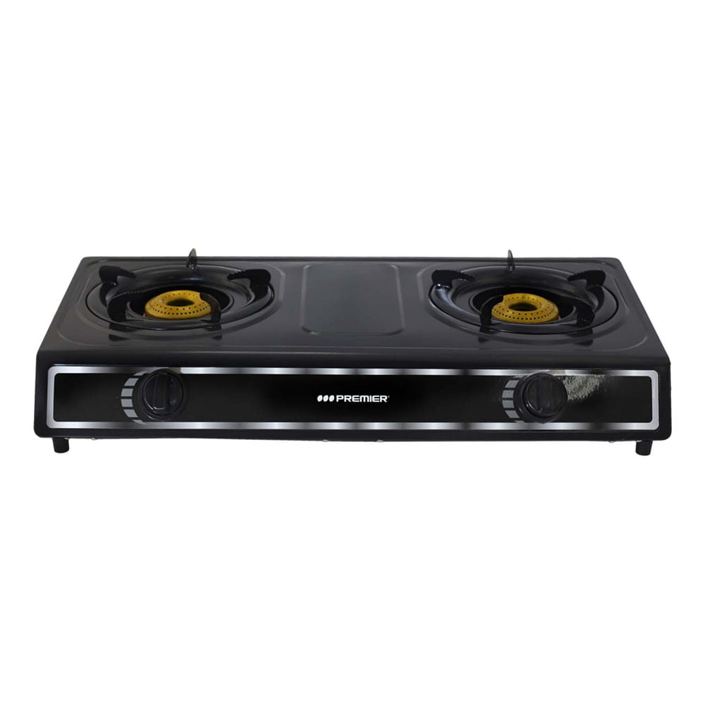 Estufa a Gas Premier Acero Inoxidable de 2 Quemadores
