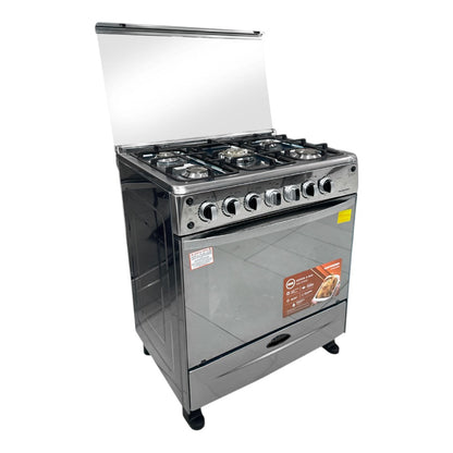 Estufa a Gas Premier /Acero Inoxidable / 5 Quemadores / 30"