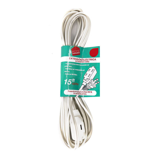 Extensión Eléctrica Home Elegance de 15 ft