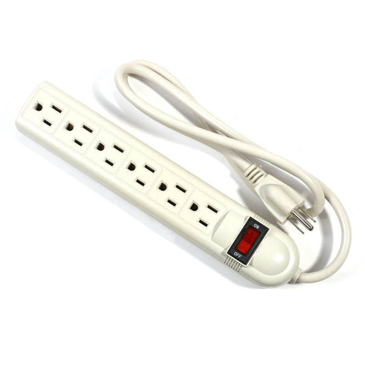 Regleta Eléctrica Home Elegance de 6 Conectores