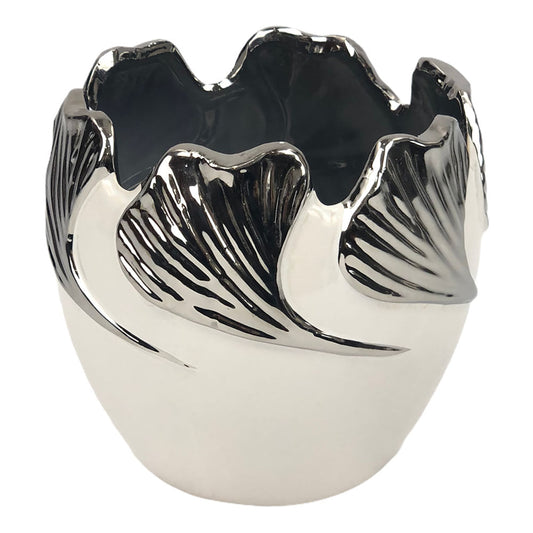 Florero Concepts Decorativo 15 cm x 15 cm x 14 cm - Blanco