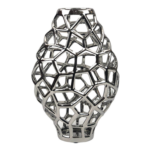 Florero Concepts Decorativo 18.5cm x 10xm x 28cm - Gris Claro