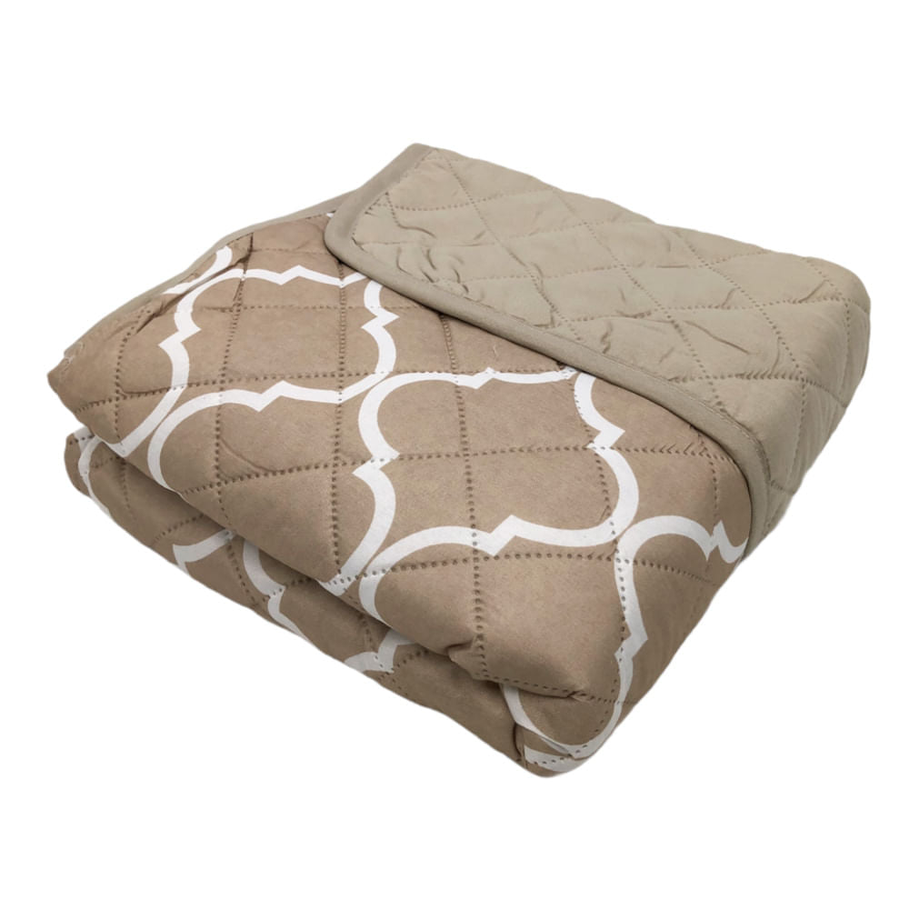 Protector Para Sofá Home Accents 1 Puesto Reversible - Beige Oscuro