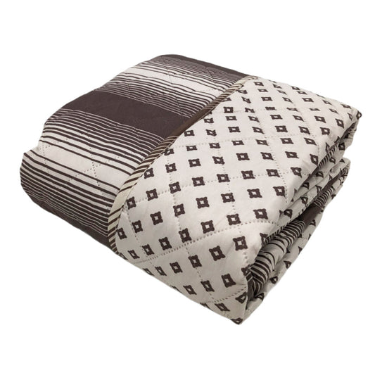 Protector Para Sofá Home Accents 2 Puestos Reversible - Chocolate