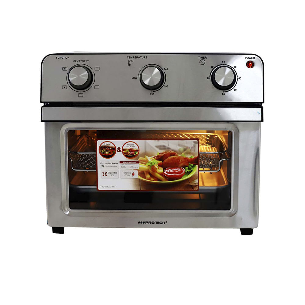 Freidora Premier 25 L Plateado