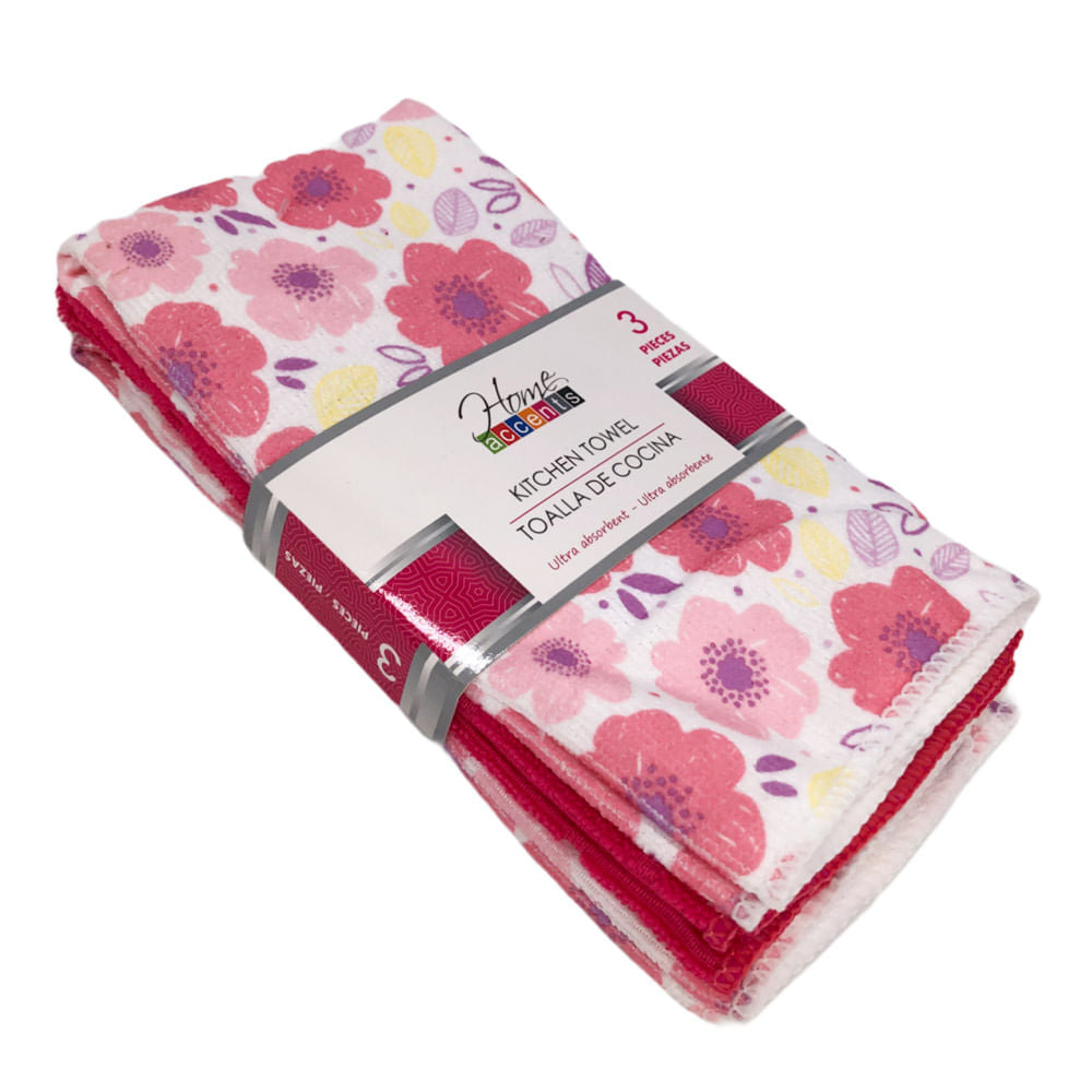 Toalla Para Cocina Home Accents 3 Piezas - Surtido