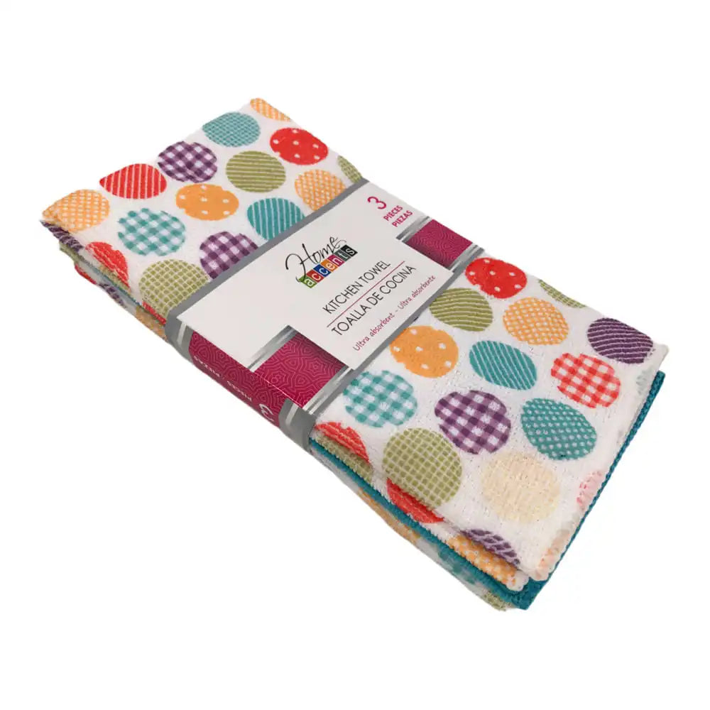 Toalla Para Cocina Home Accents 3 Piezas - Surtido 44781