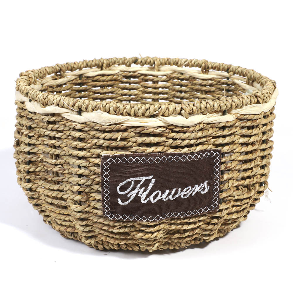 Macetero Home Elegance De Mimbre