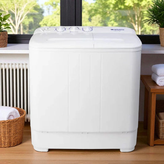Lavadora Nisato Semi-Automática de 5.5 Kg / Blanco