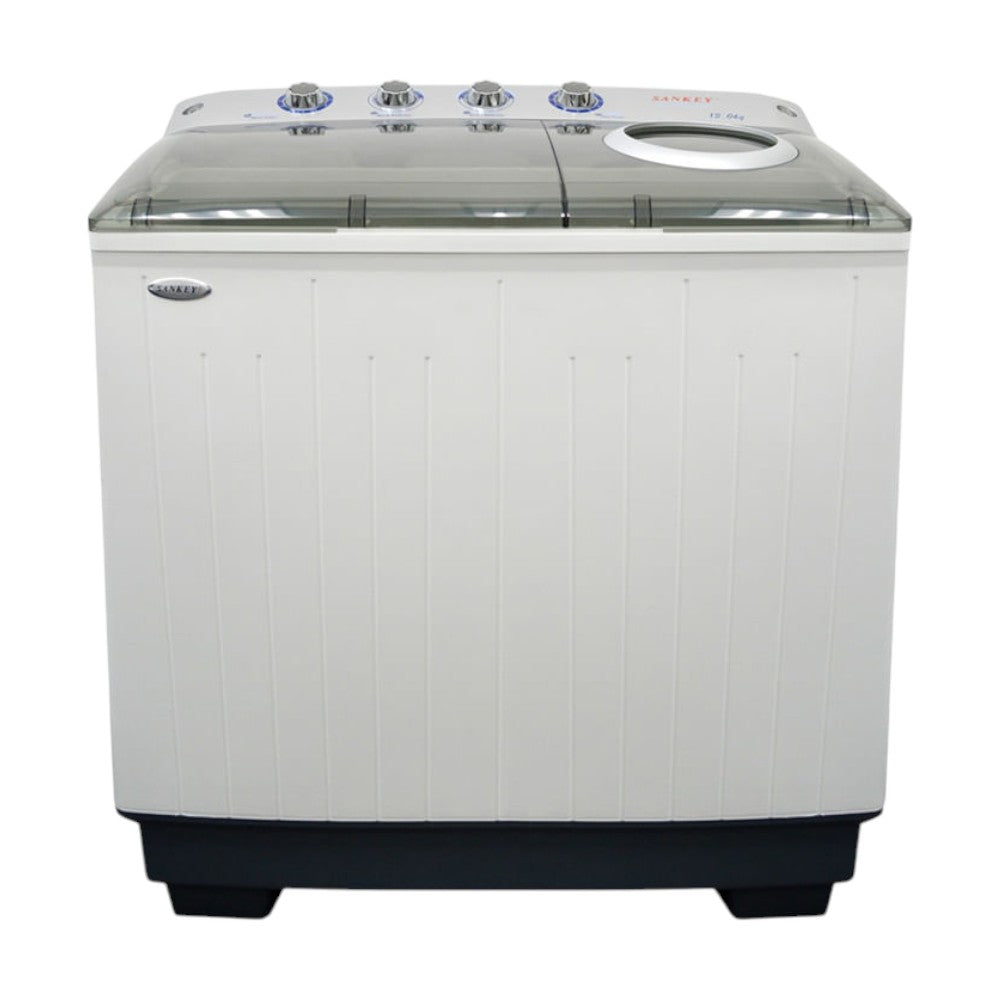Lavadora Semiautomática Sankey de 13 Kg / Blanca / Tapa Gris