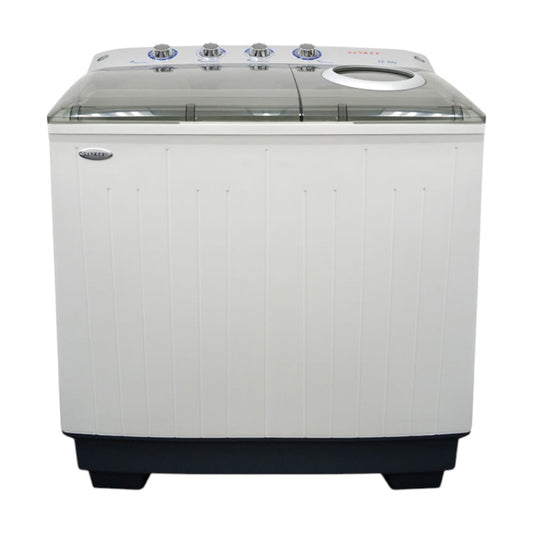 Lavadora Semiautomática Sankey de 13 Kg / Blanca / Tapa Gris