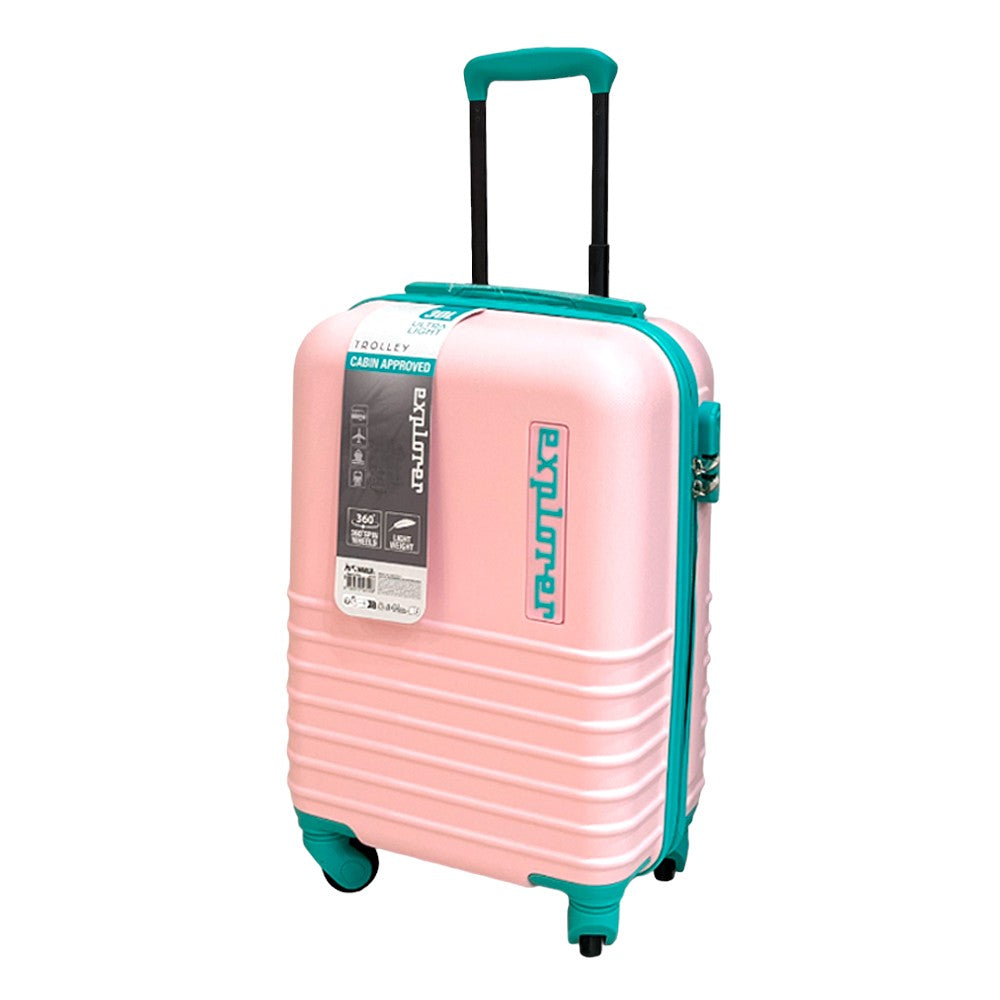 Maleta Lisa Grande Koopman Con Ruedas - Rosada