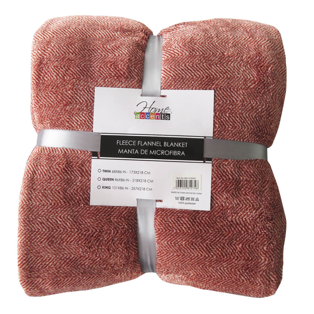 Manta de Lana King Home Accents 101" x 86"