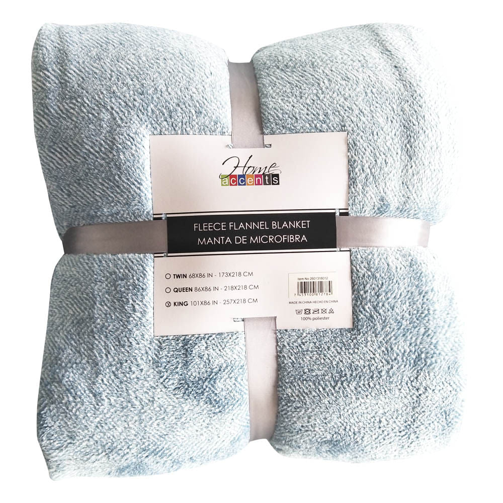 Manta de Lana King Home Accents 101" x 86"