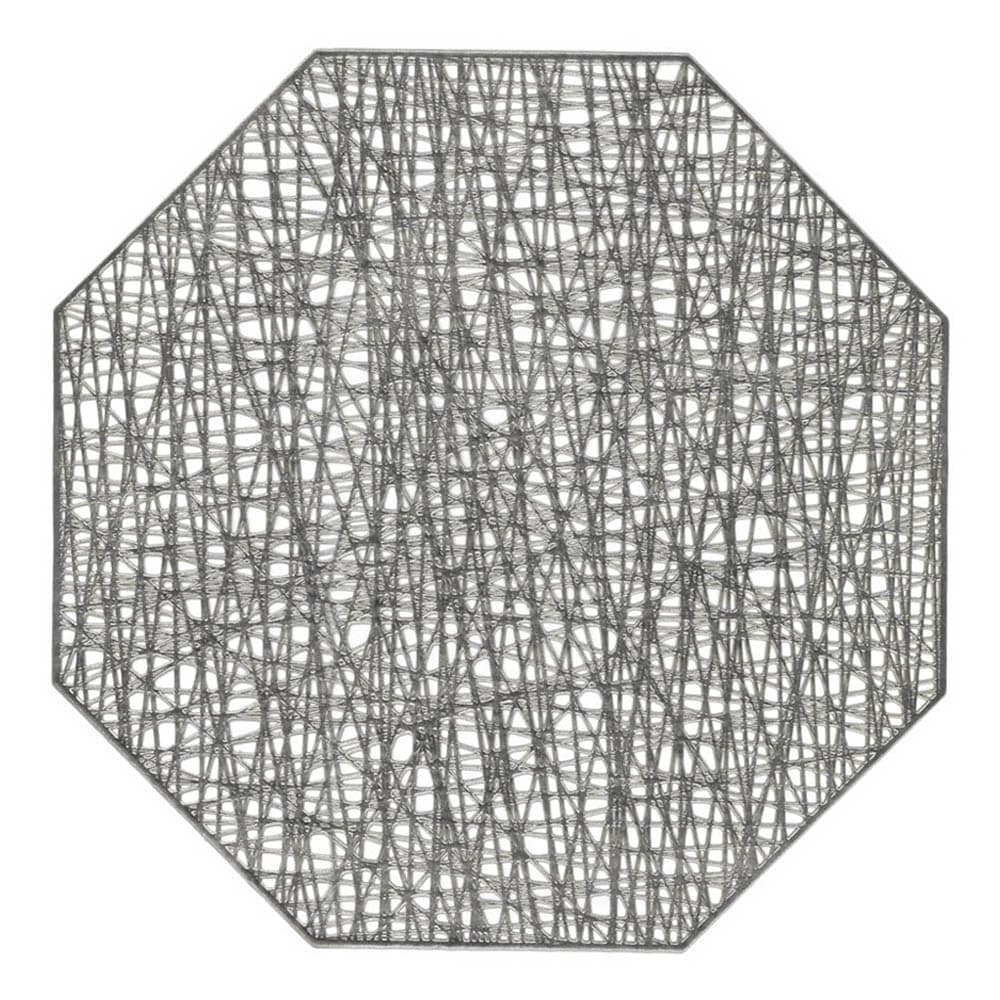 Individual Mesa Soho de Plástico - Gris Claro