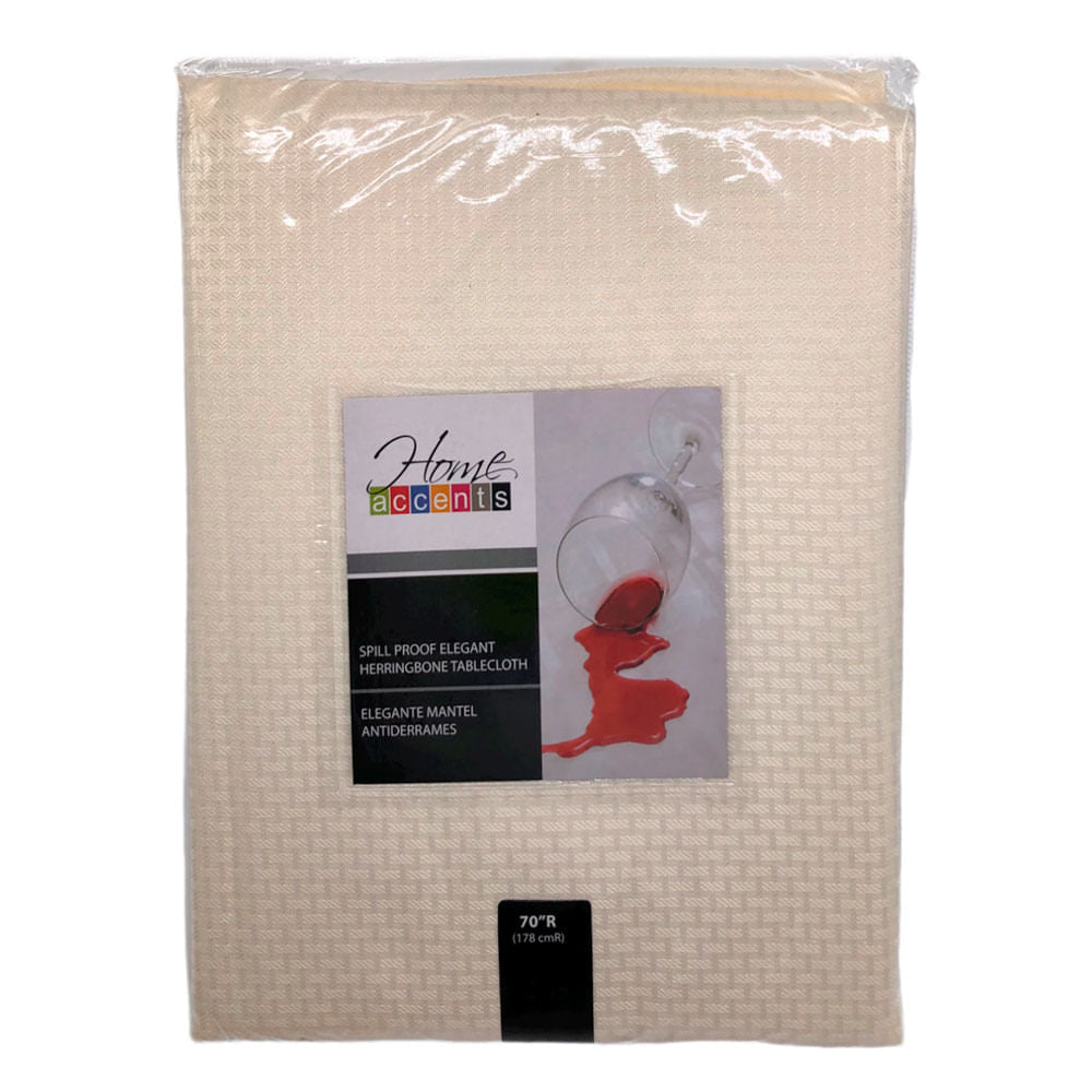 Mantel Para Mesa Home Accents 70" - Beige