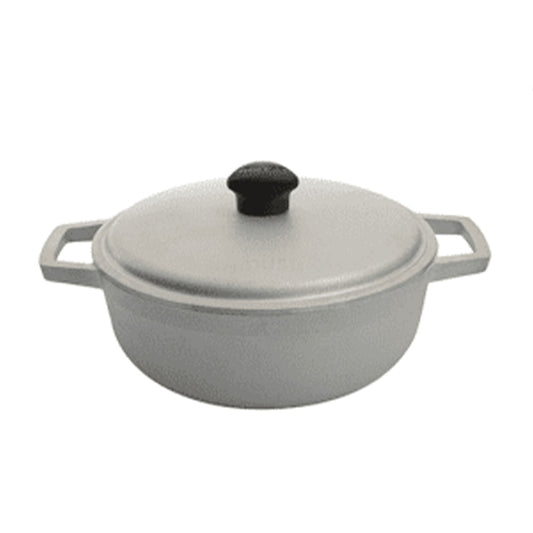 Paila de Aluminio Imusa # 5 Con Tapa de 3.5 L 24 cm