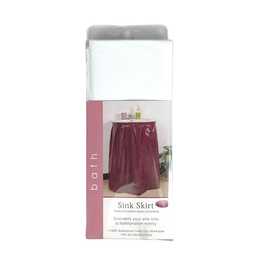Falda de Baño Para Lavamanos Plástica - Surtido
