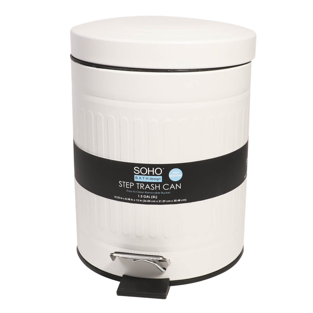 Basurero de Metal Monroe Soho Con Pedal de 5 L