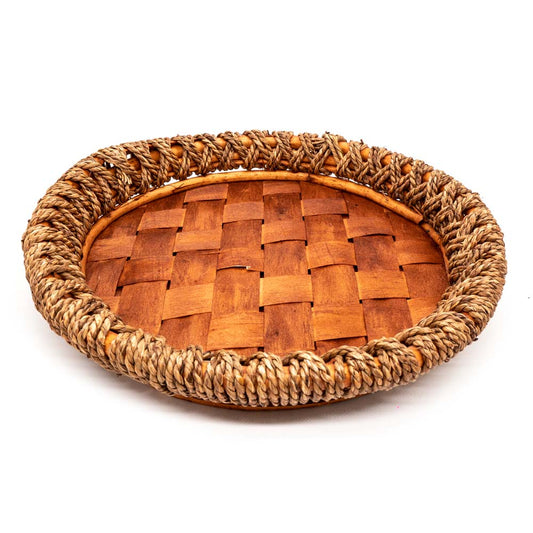 Canasta de Mimbre Home Elegance Redonda 30 cm x 30 cm