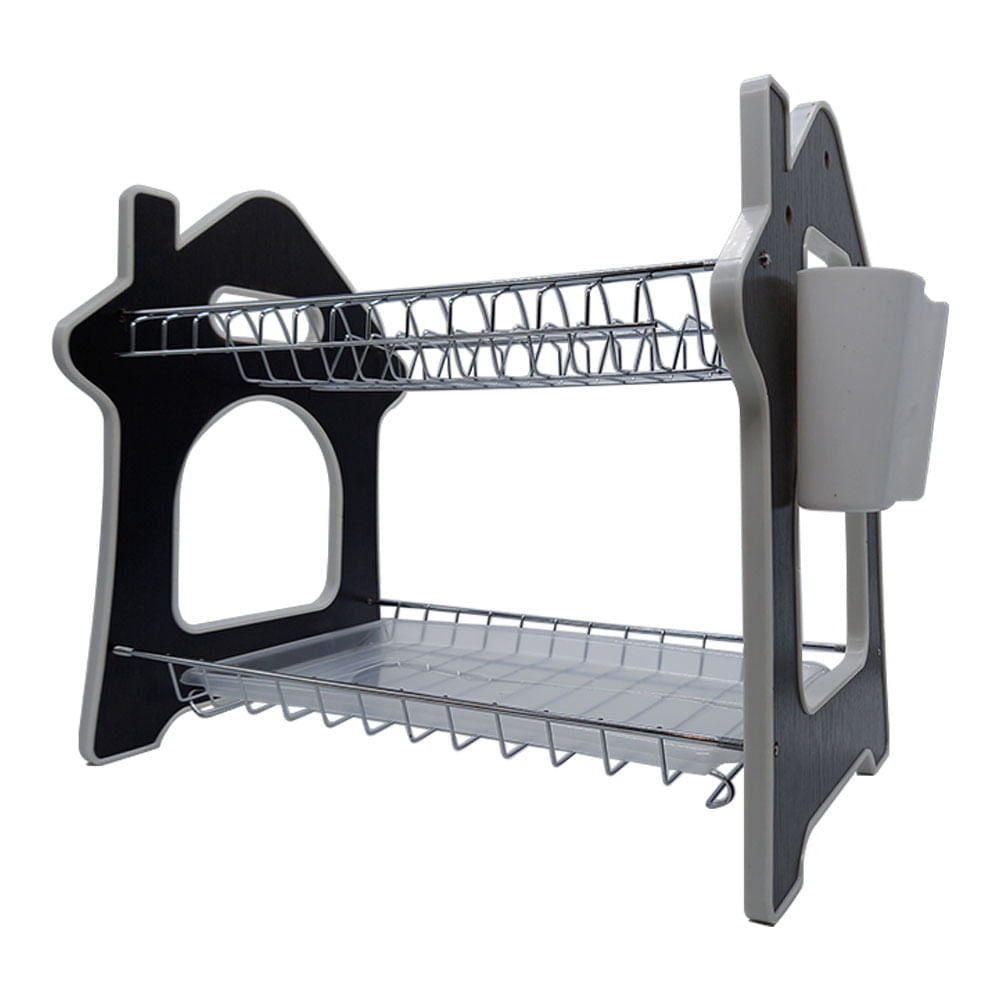 Escurridor de Metal Homestar Con Base 41 cm x 12 cm x 31 cm