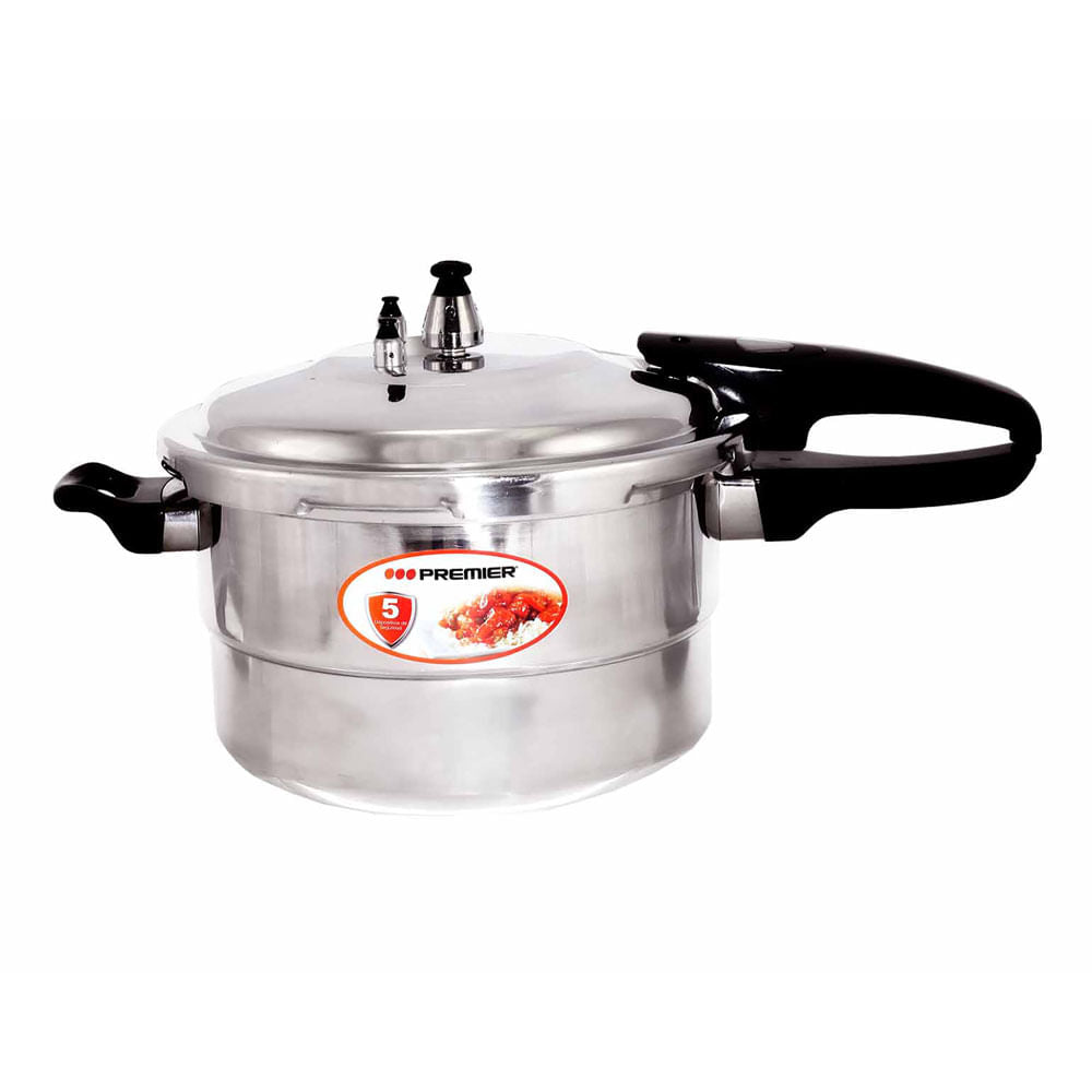 Olla de Presión Premier Plateada de 7 L