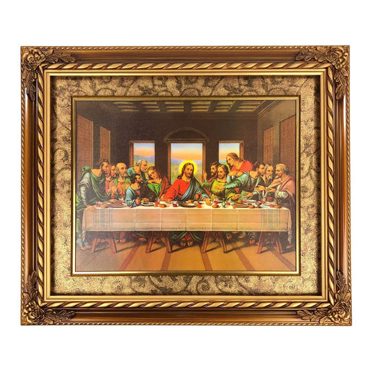 Cuadro Religioso Elico Última Cena de 27" x 24"