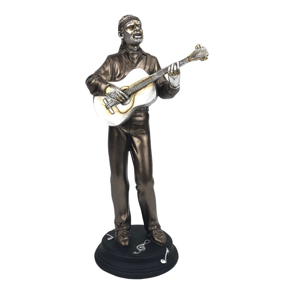 Figura Decorativa Concepts Músico 15 cm x 12.5 cm x 33.5 cm - Dorado