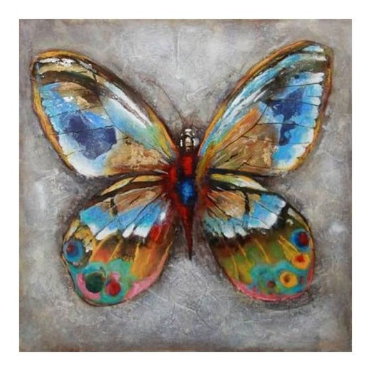 Cuadro Decorativo Soho al Óleo 100 cm x 100 cm x 3.8 Cm