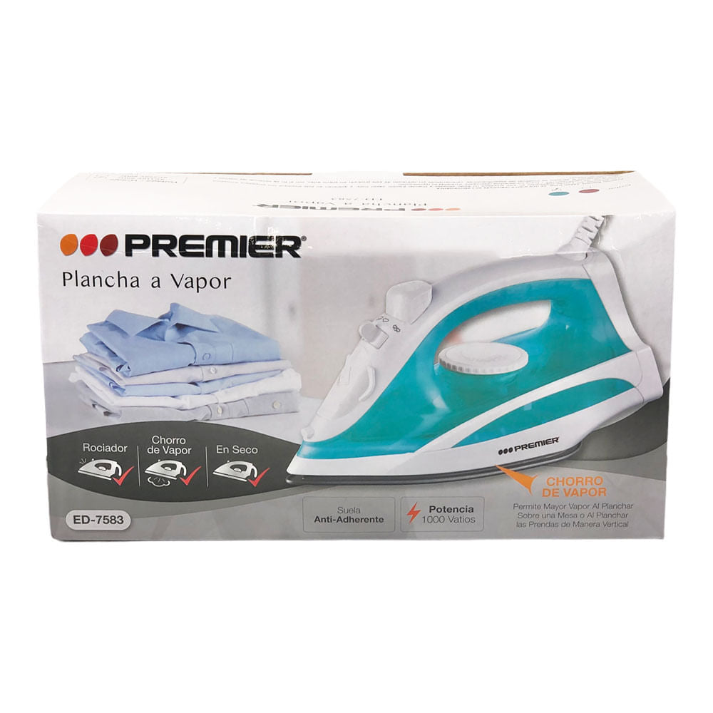 Plancha a Vapor Premier 110 V - Surtido