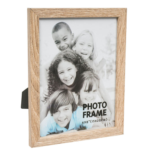 Portarretrato de Plástico 6 x 8 Marrón Claro