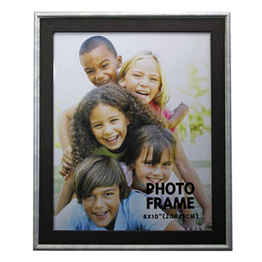 Portarretrato Marco Plástico Marrón Oscuro 8" x 10"
