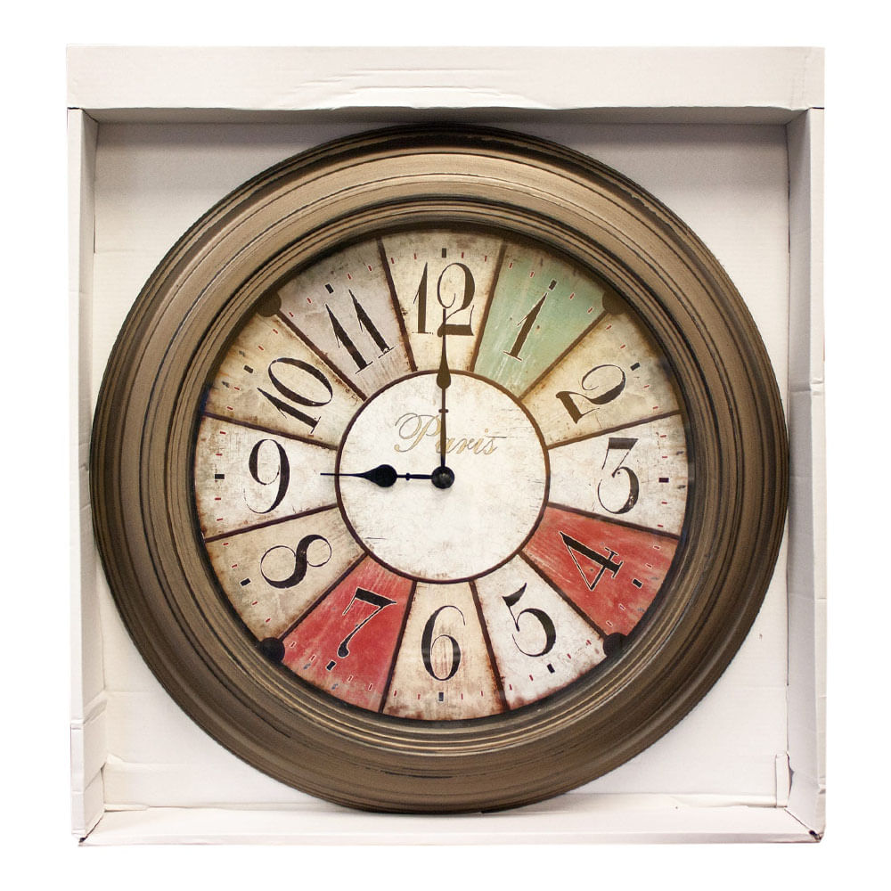 Reloj de Pared Decorativo Rustico 21 plg