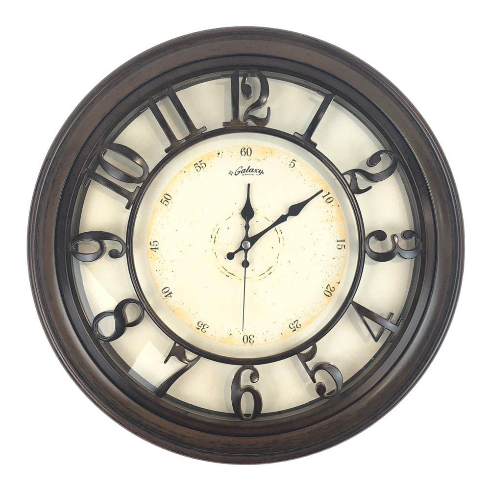Reloj Decorativo Homestar de Pared - Chocolate oscuro