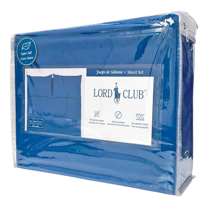 Sábana Full Lisa Lord Club 4 Piezas / Navy