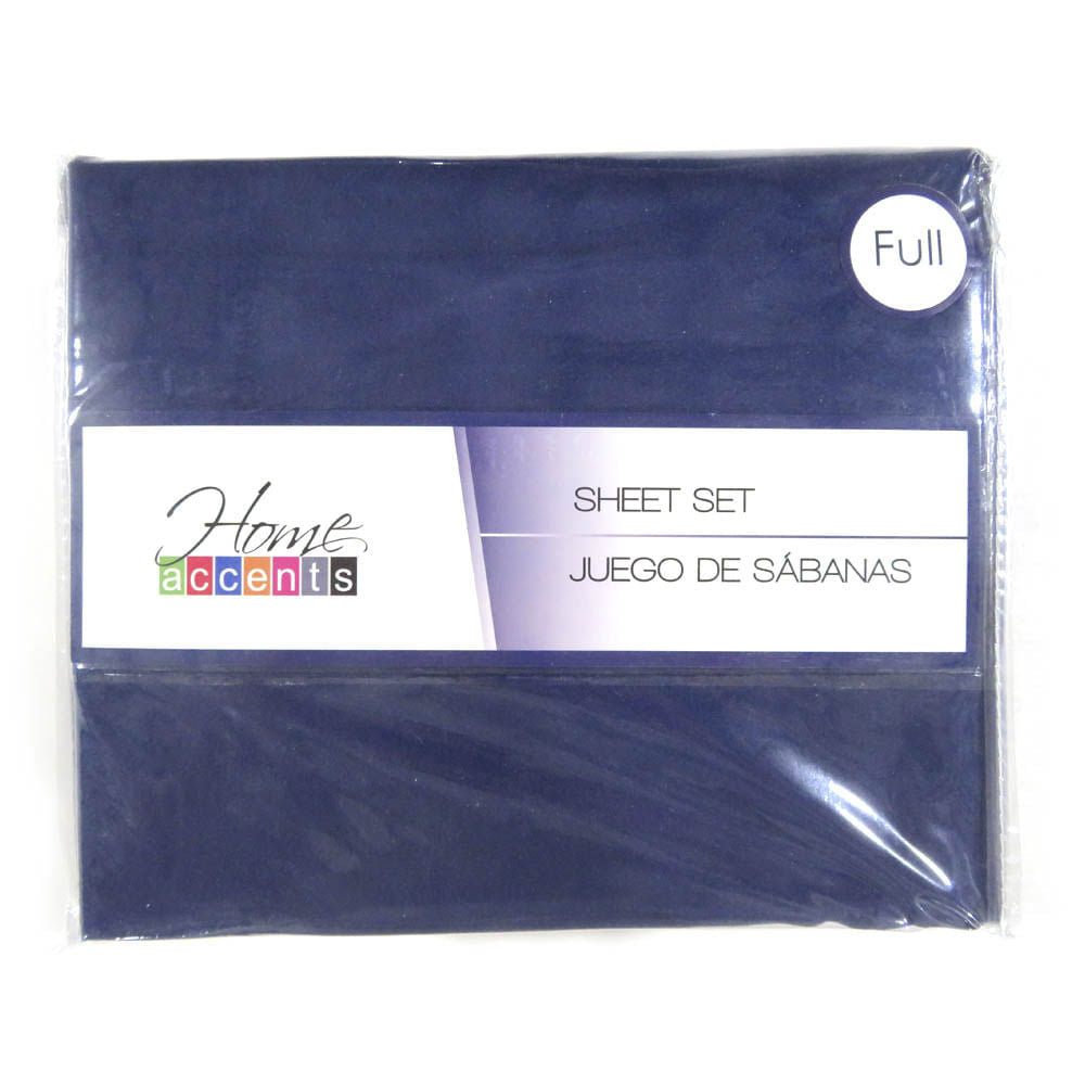 Sabana Home Accents Microfibra Set de 4 Piezas - FULL