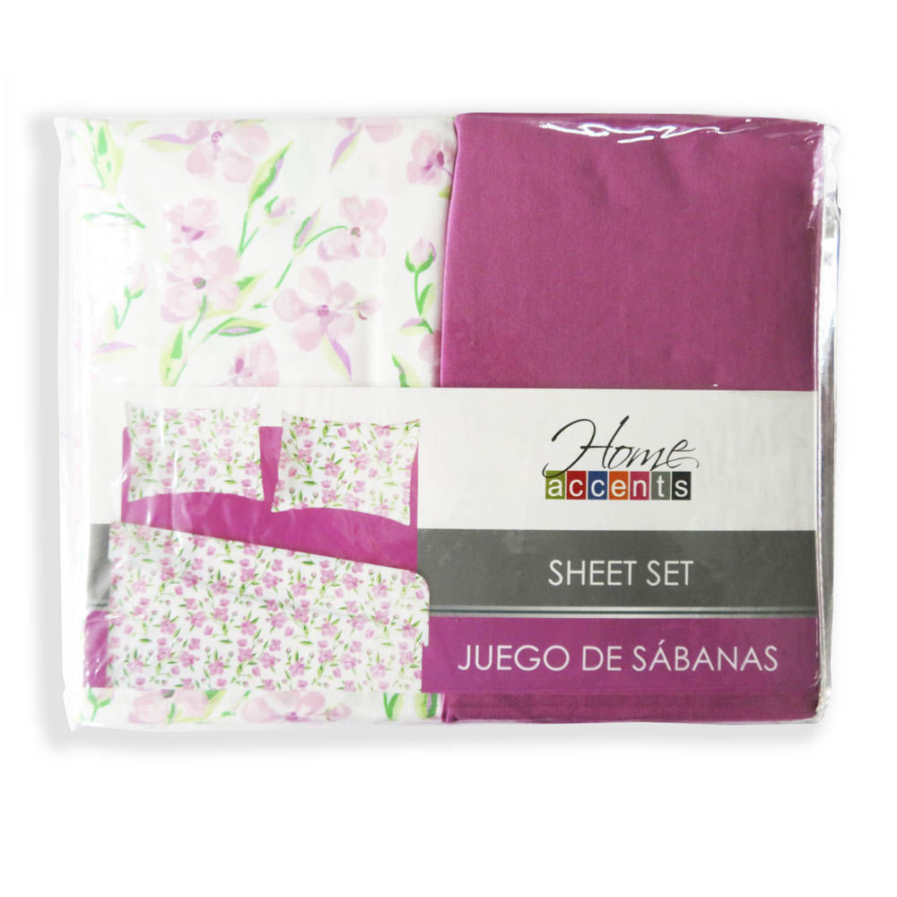 Sabana Blossom Home Accents Set de 3 Piezas - TWIN