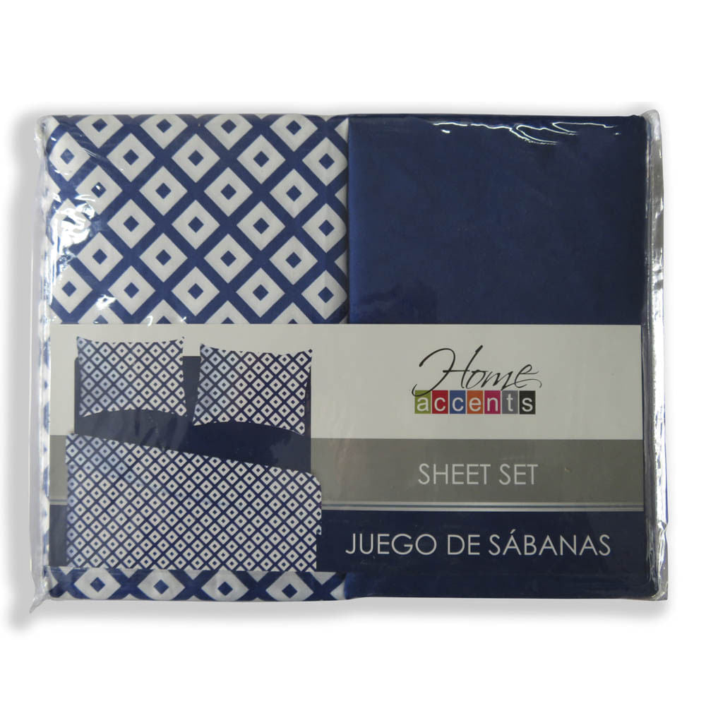 Sabana Royal Home Accents Set de 4 Piezas - QUEEN