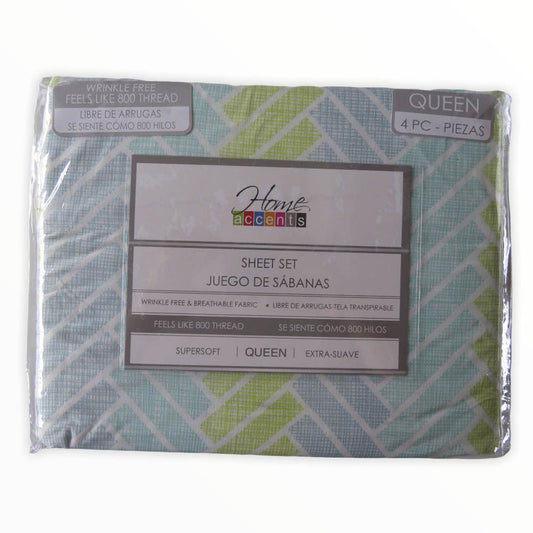 Sábanas Roma Home Accents 4 Piezas - QUEEN