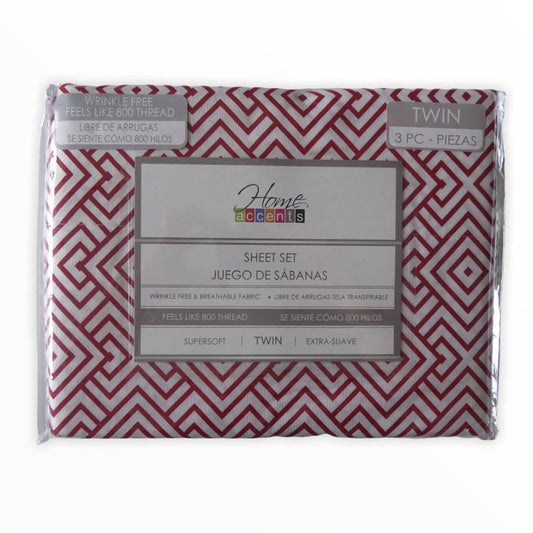 Sábanas Milán Home Accents 3 Piezas - TWIN
