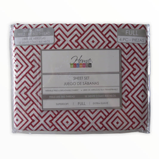 Sábanas Milán Home Accents 4 Piezas - FULL