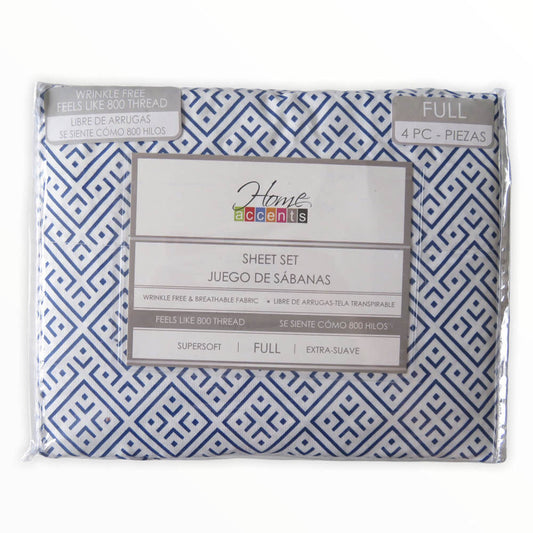 Sábanas Ibiza Home Accents 4 Piezas - FULL