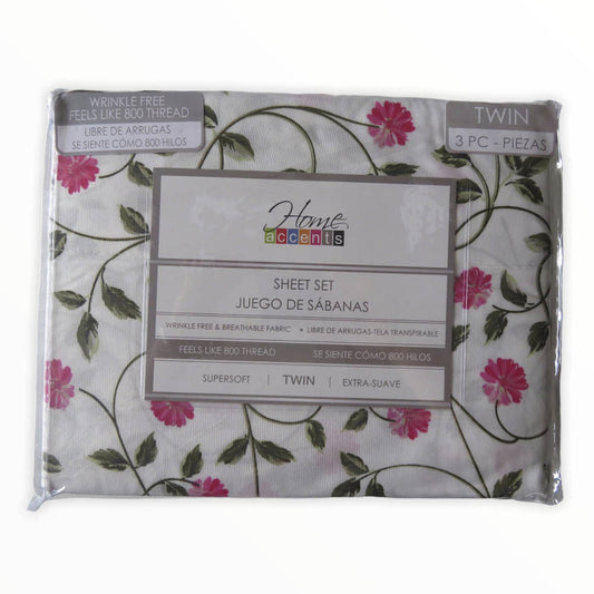 Sábanas Chicago Home Accents 3 Piezas - TWIN