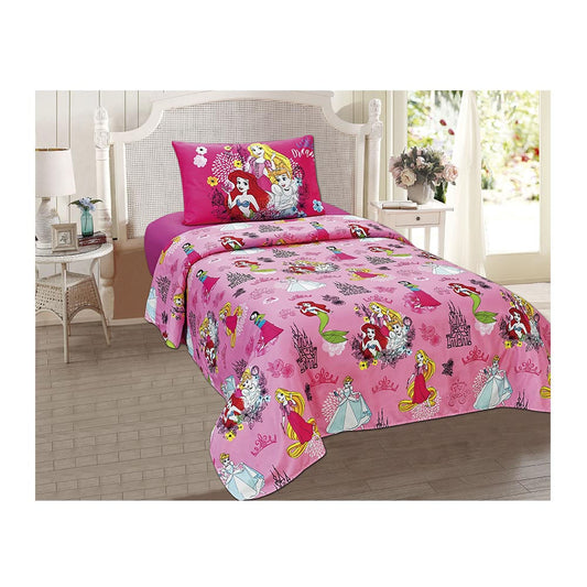 Juego de Sábanas Disney Princesa Infantil - TWIN