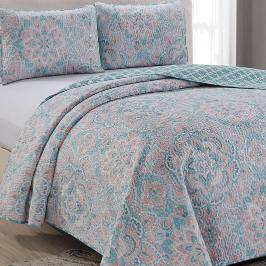 Sobrecama Home Accents Set de 3 Piezas - KING