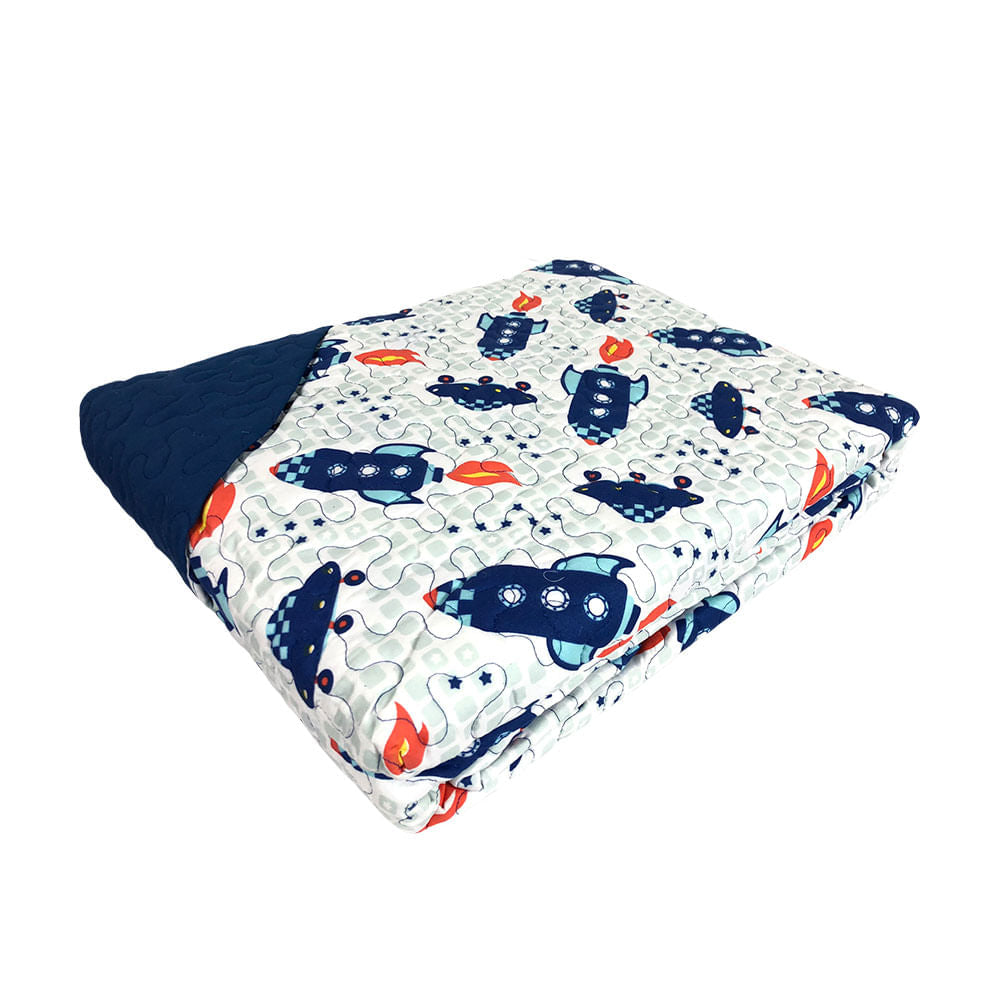 Sobrecama Home Accents Space Reversible - TWIN