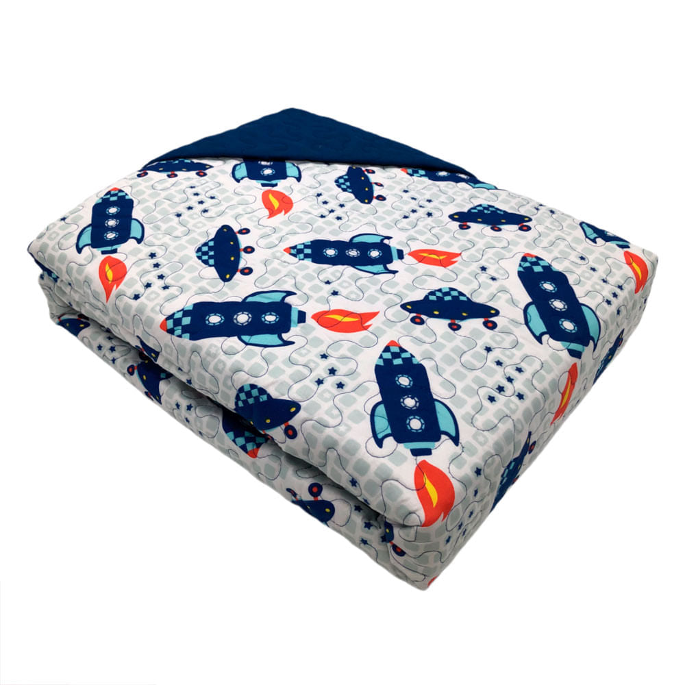 Sobrecama Home Accents Space Reversible - FULL